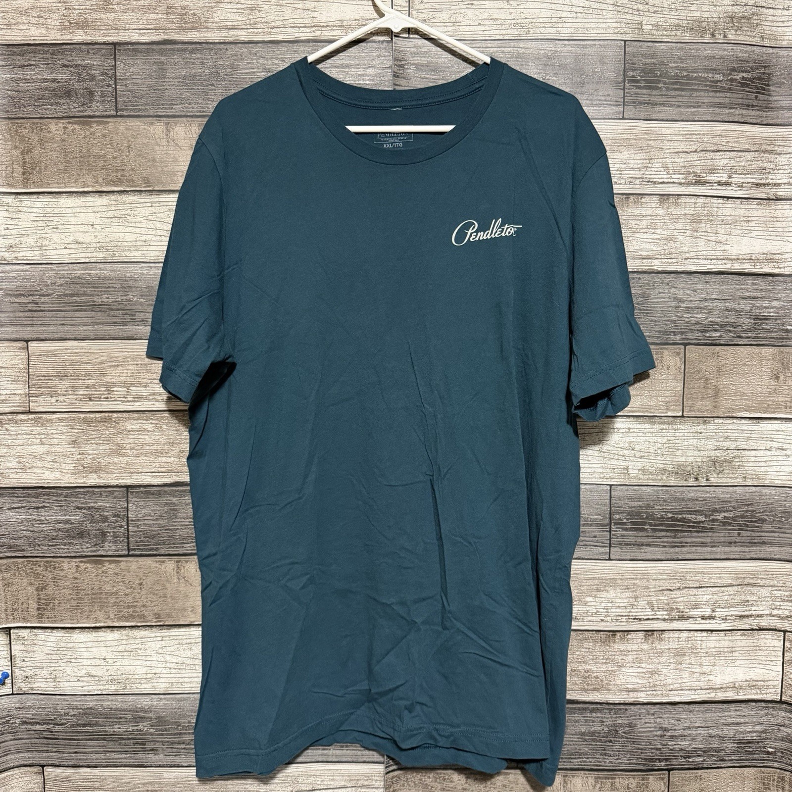 Pendleton Graphic T Shirt Men’s XXL Teal Blue Green Lightweight Casual gallery