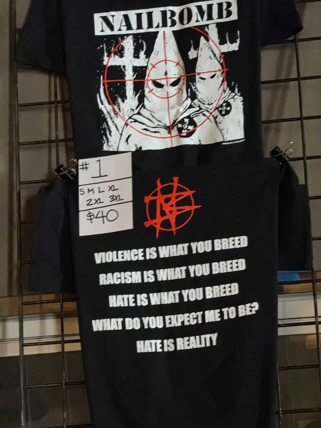 Nailbomb Spring Tour 2026 Reprint Graphic T-Shirt gallery