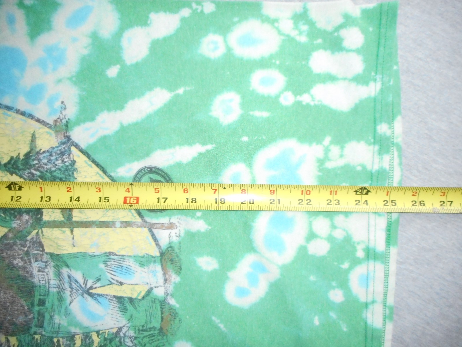 VINTAGE SMOKEY THE BEAR Keep It Green Tie-Dye T-Shirt - ADULT SMALL - RARE gallery