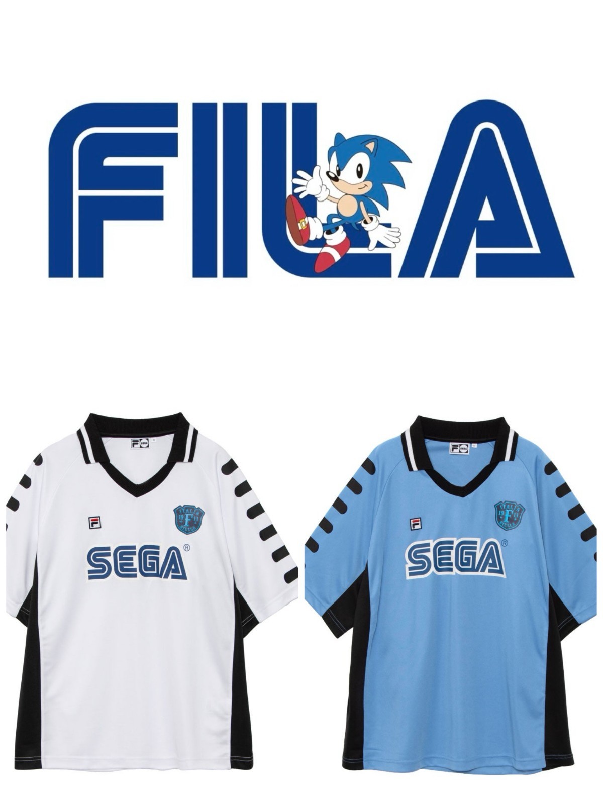 FILA x SEGA Short-Sleeve T-Shirt Blue L gallery