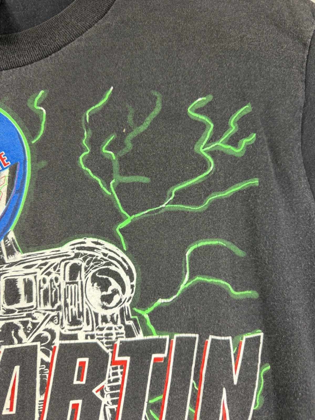 Vintage Black Single Stitch MARK MARTIN TERMINATOR T-Shirt Size L NASCAR USA🔥 gallery