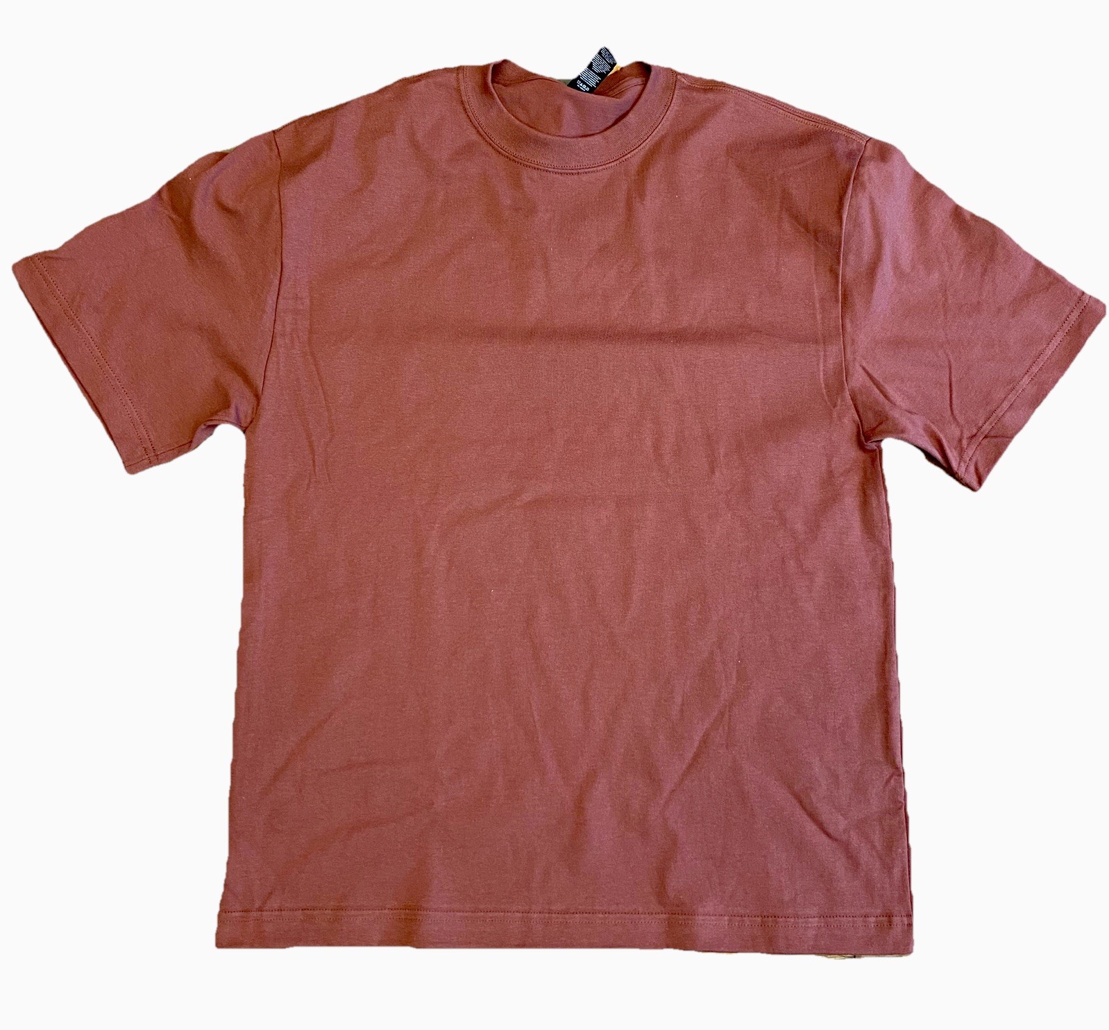Heavyweight District T-shirt Burnt orange color (Blank) Machine Washable gallery