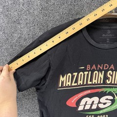 Banda Mazatlan Sinaloa MS T-Shirt Medium Black Est. 2003 Mexican Group Band Tee