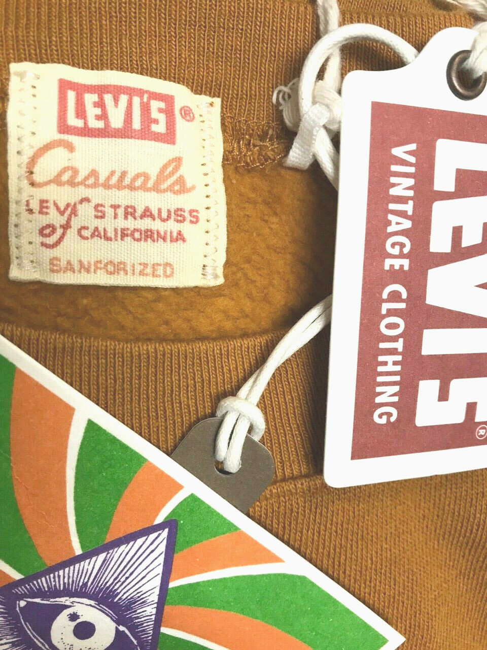 Levis Vintage Clothing LVC Casuals Sundial 1960's Sweatshirt Levi Strauss $195 gallery