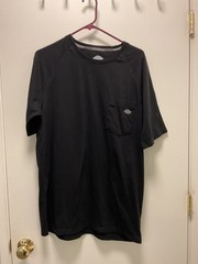 Dickies Temp-iQ Performance Pocket T-Shirt Black Short Sleeve Men’s L