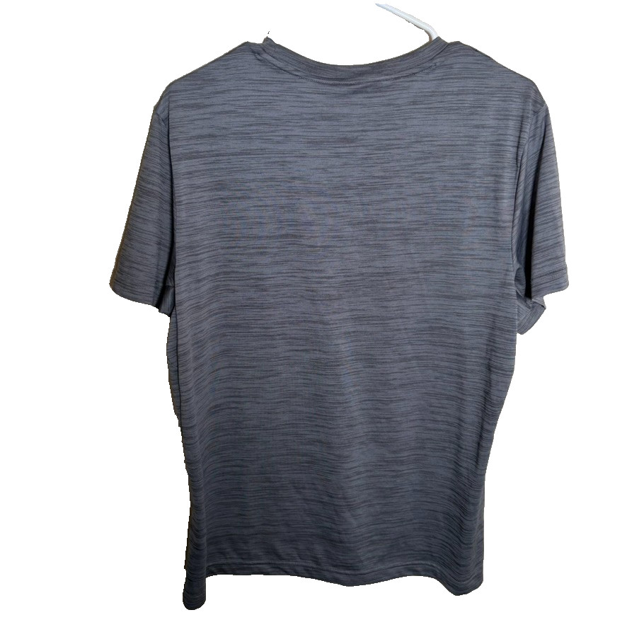 Tek Gear T-Shirt Men's Medium Gray Short Sleeve Crew Neck Dry Tek Athletic gallery