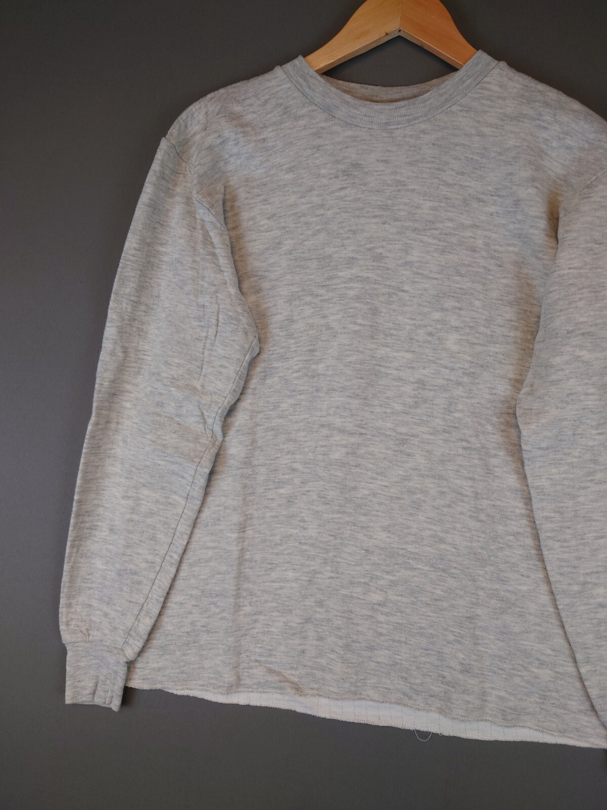 VINTAGE Allen A Gray Long Sleeve T Shirt Large (Fits Medium) Cotton Wool Nylon gallery