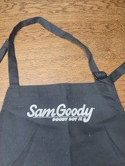 Sam Goody Goody Got It Vintage Black Employee Apron