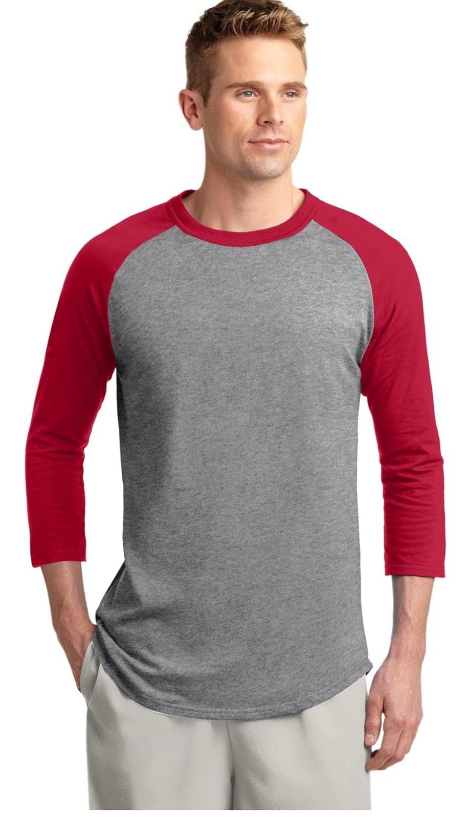 Sport Tek Short Sleeve Colorblock Raglan Jersey 3X