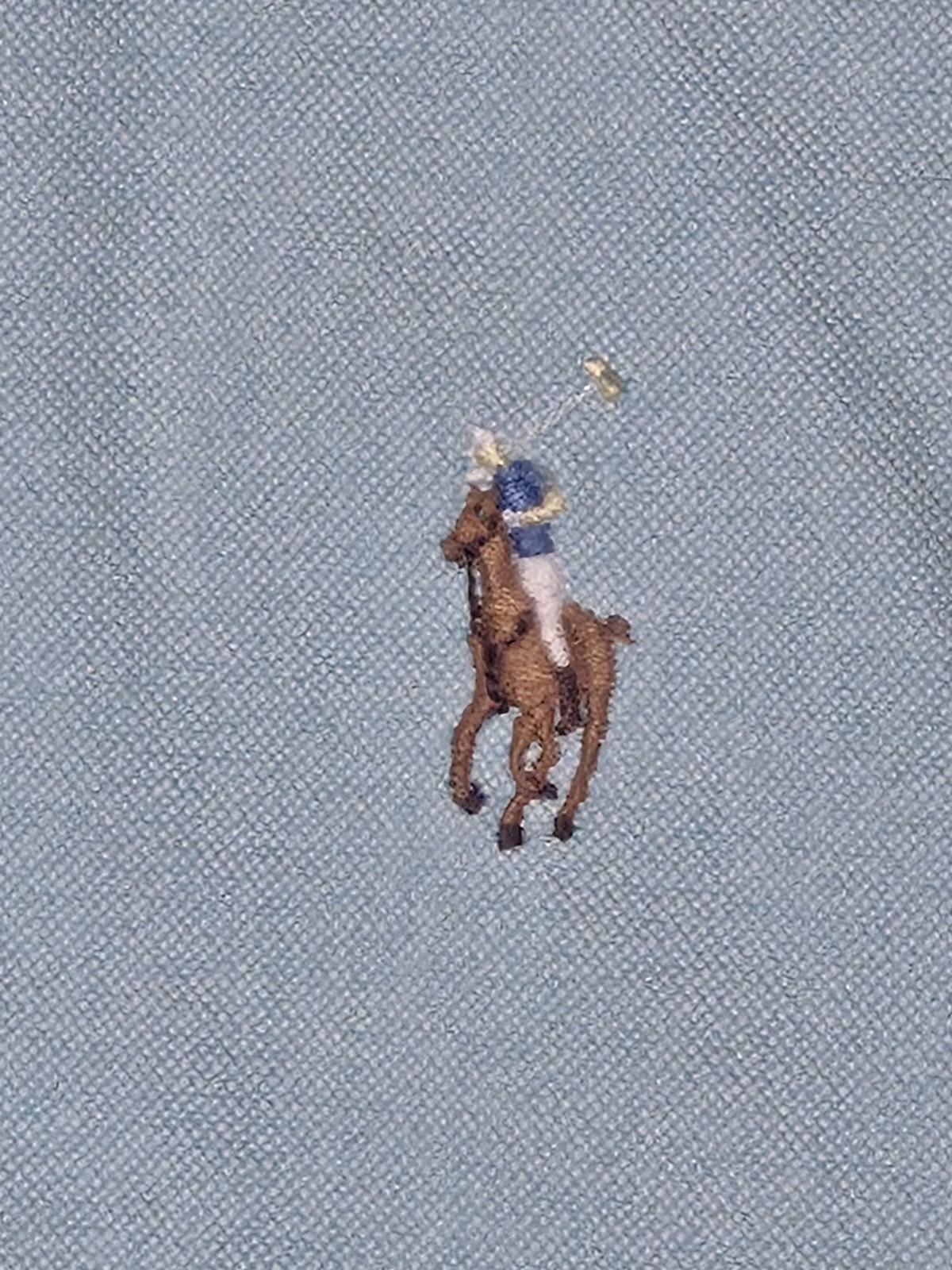 Polo Ralph Lauren Men's Size Large Classic Fit Short Sleeve Oxford Light Blue gallery