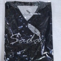 Sada Men’s Black L Regular Solid V-Neck Short Sleeve T-Shirt