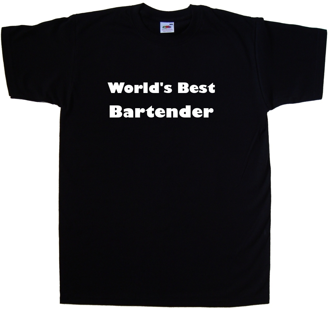 World's Best Bartender T-Shirt gallery