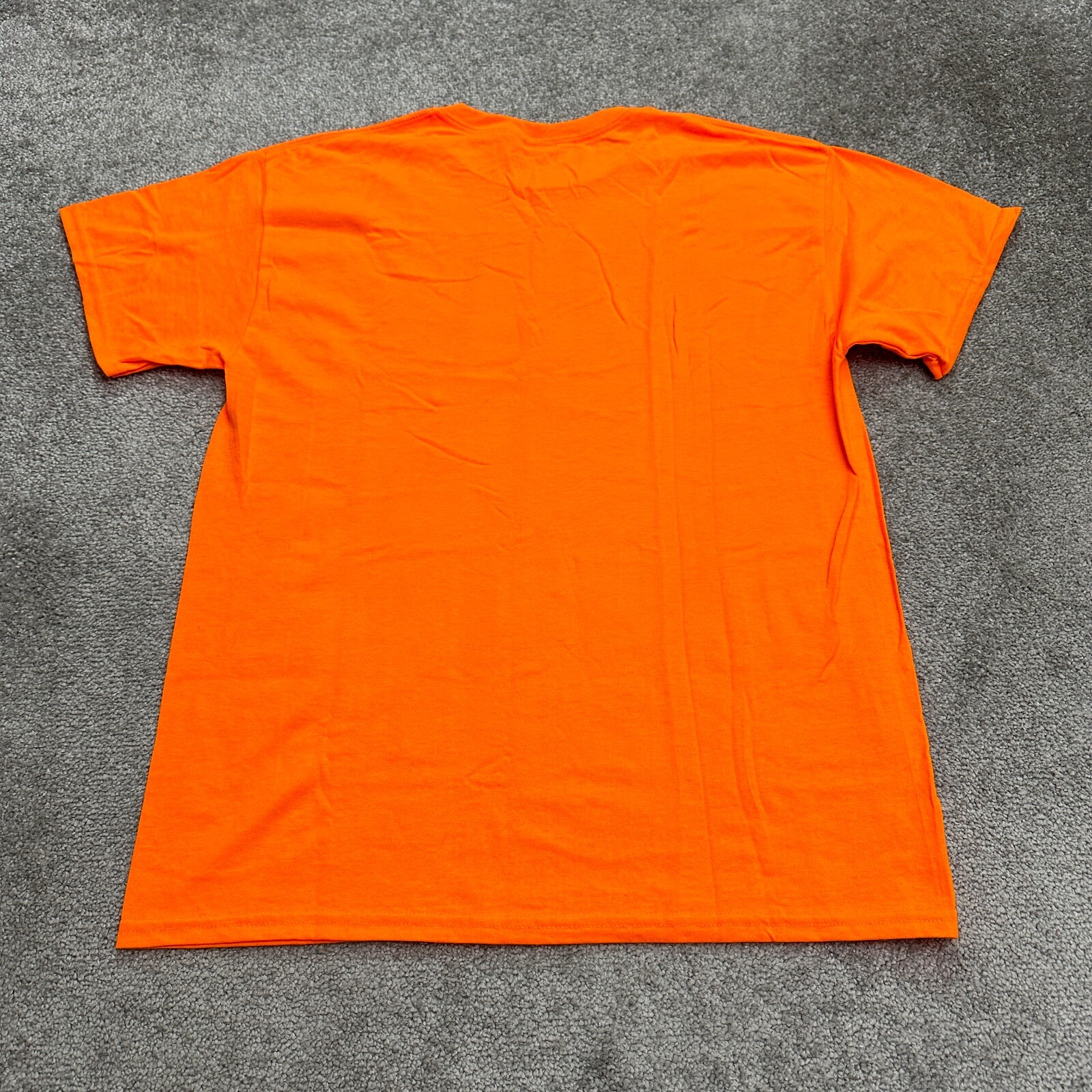 Gildan G5000 Heavy Cotton Basic T-Shirt Mens Large Orange Crew Neck Tee NWT New gallery