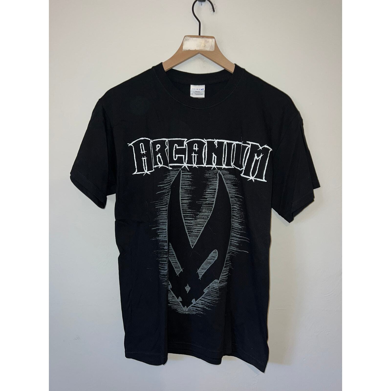2009 US Tour Arcanium Metal Concert Graphic Black Shirt Tee 2000s M Medium gallery