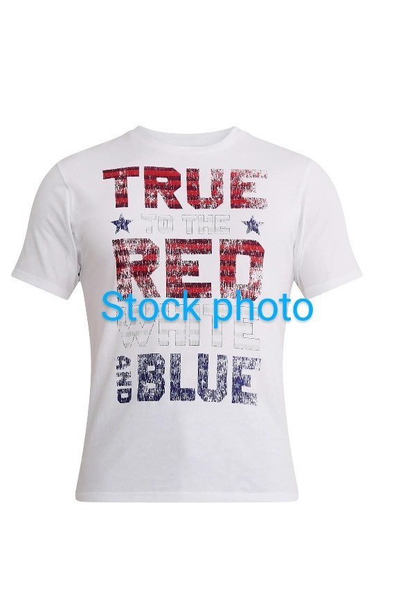 Men's USA "True To Red White Blue" American Graphic Tee Size 3XL (54-56) New gallery