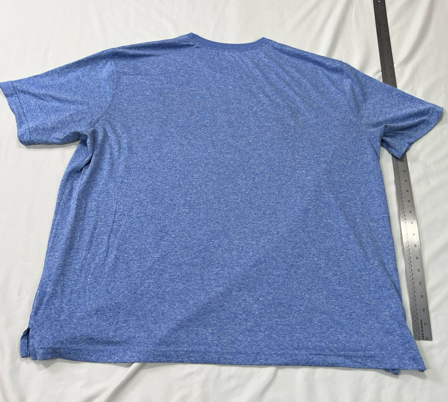 Duluth Trading Co Shirt Mens 2XL XXL Blue Stretch Breathable Tee Logo EUC gallery