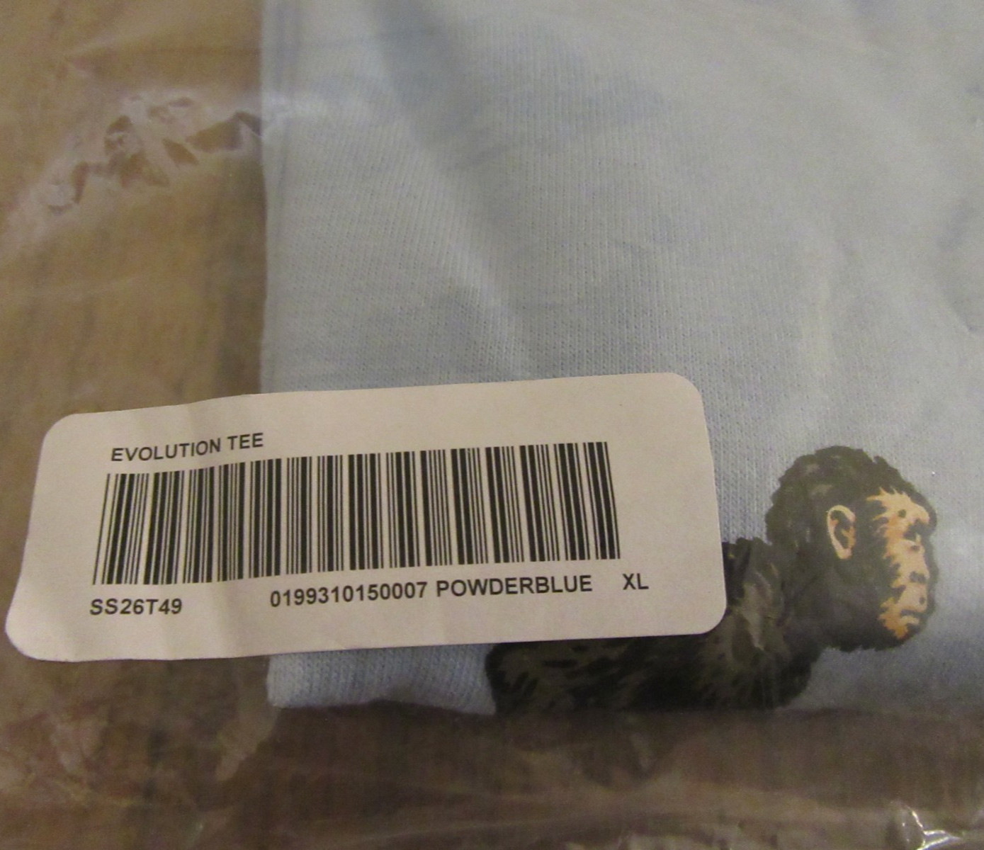 Supreme Evolution Tee T-Shirt Size XL Powder Blue SS26 Brand New 2026 Free S&H gallery