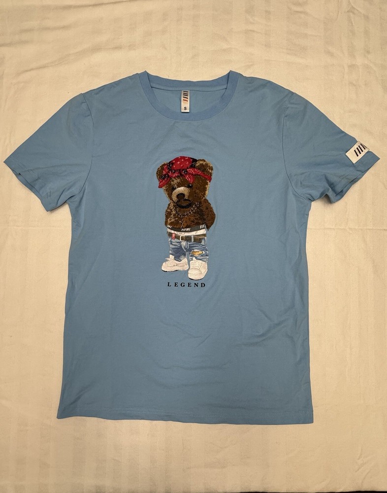Fifth Loop T Shirt Size Small Teddy Bear Legend