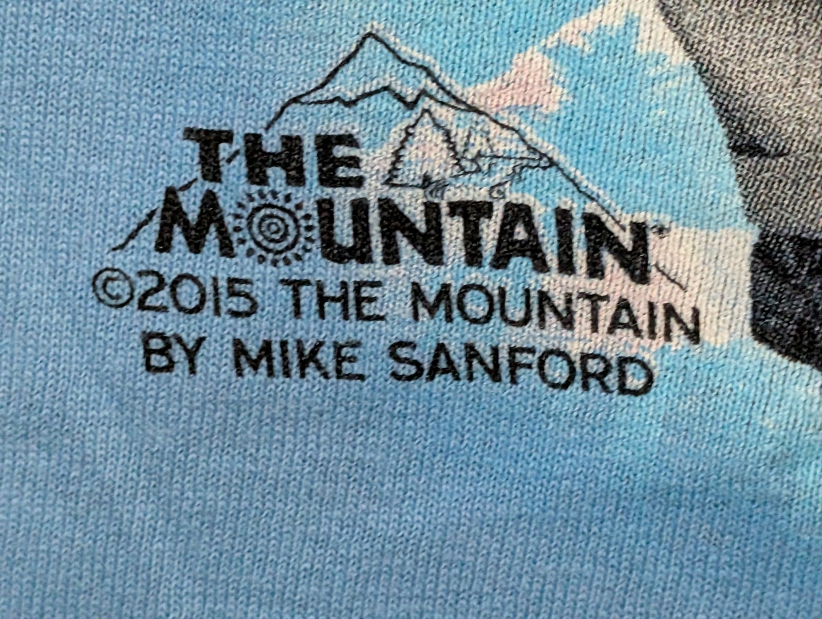 The Mountain Men's T-shirt Blue Undercover Cats Retired Logo 2XL #2719 NWOT gallery