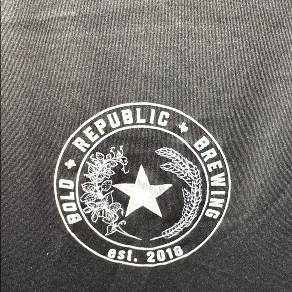 A4 Mens Bold Republic Brewing Performance Graphic T-Shirt Black Large N3142 gallery