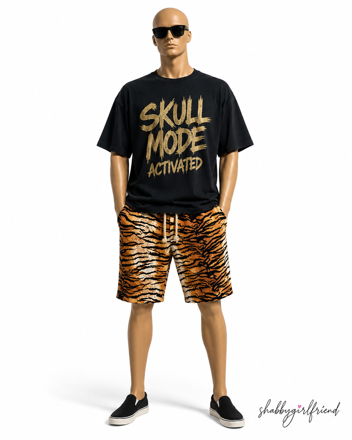 NWOT Skull Mode Activated T Shirt XL Black Heavy Cotton Custom Art Limited Editi gallery