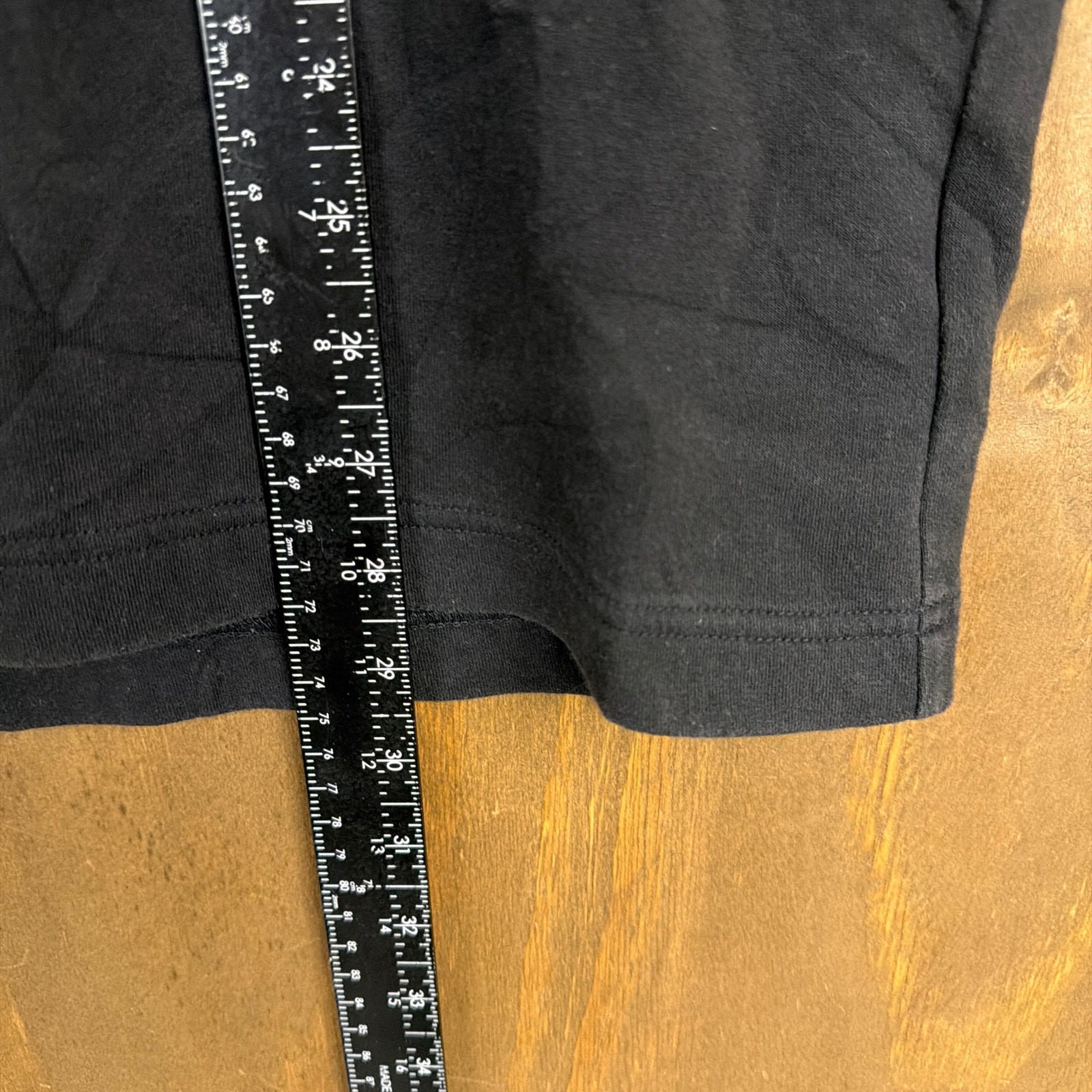 Uniqlo Mens Shirt Black Thick High Neck Stretch Minimalist Dark Academia L gallery