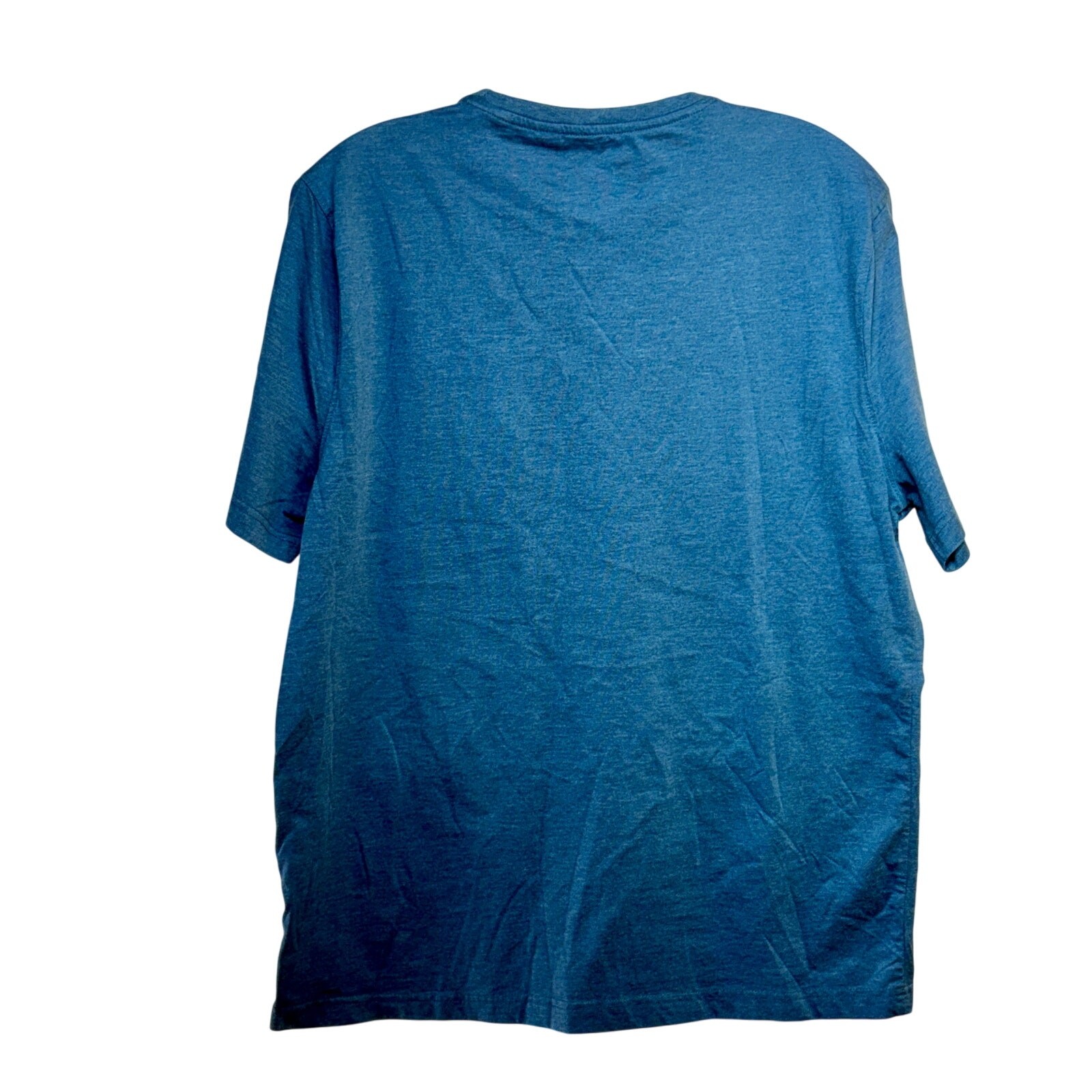 Charleston Threads Pocket T-Shirt Men's Large Blue Solid Poly Cotton Blend Crab gallery