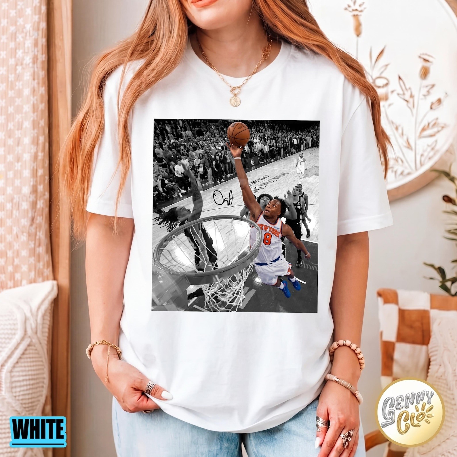 HOT!!! The Hand Of OG Anunoby Basketball Vintage T-Shirt NY Knicks Shirt gallery