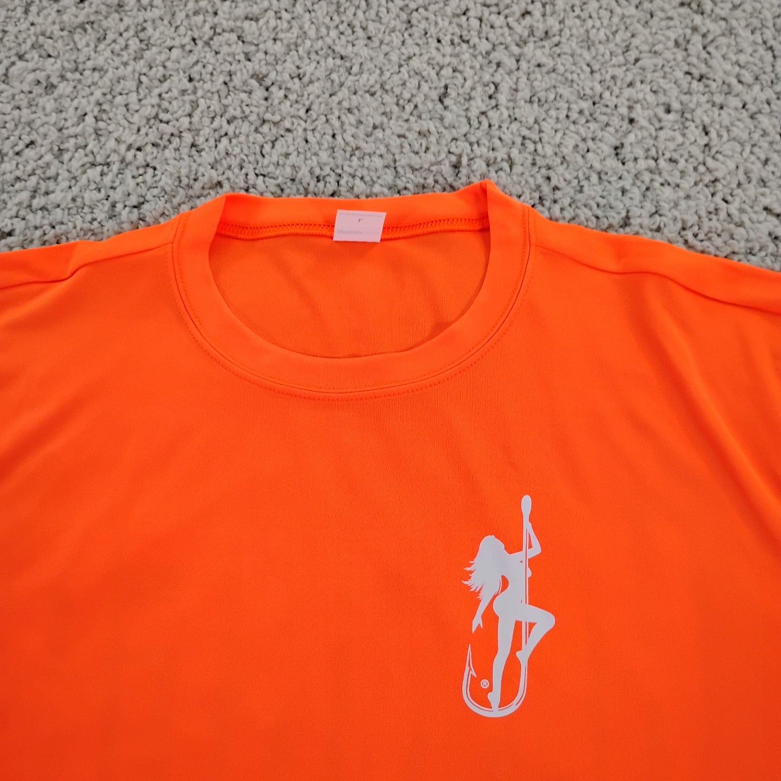 Dirty Hooker Shirt Mens Large Orange Performance Fishing Beach Beer Outdoor A6 gallery