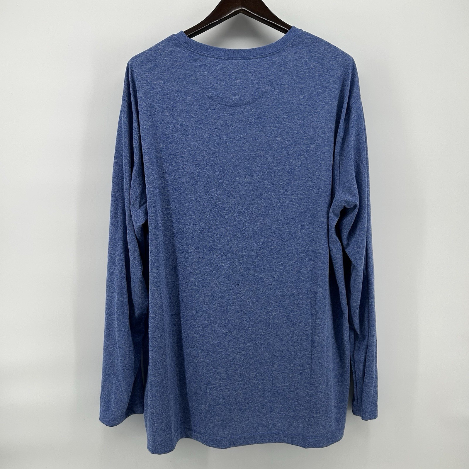 Duluth Trading Co T Shirt Mens 2XL Heather Blue Graphic Long Sleeve Tee Heritage gallery