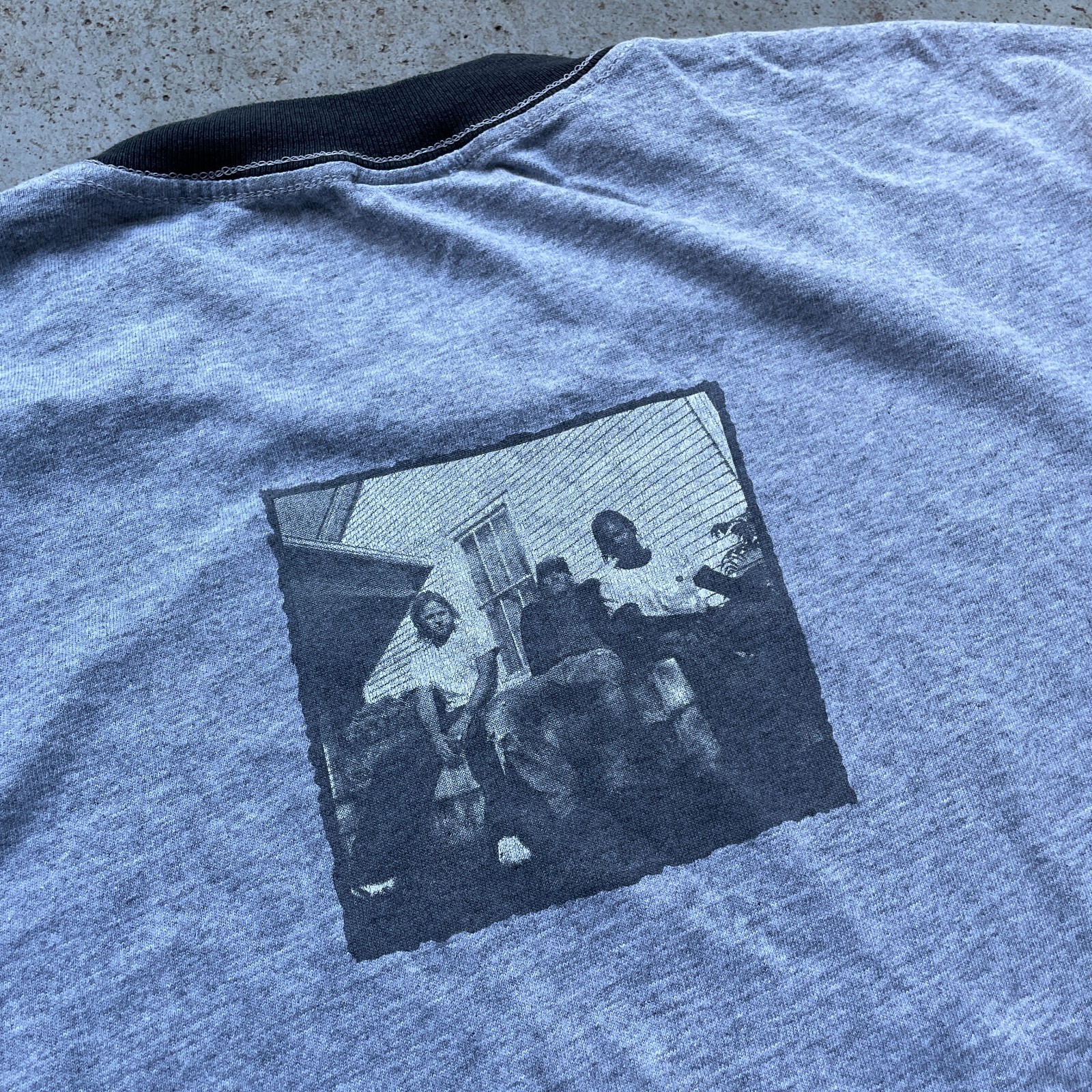 Rare Vintage DC Talk Promo T-Shirt Ringer Gray Men’s Large Christian Rap Hip-Hop gallery