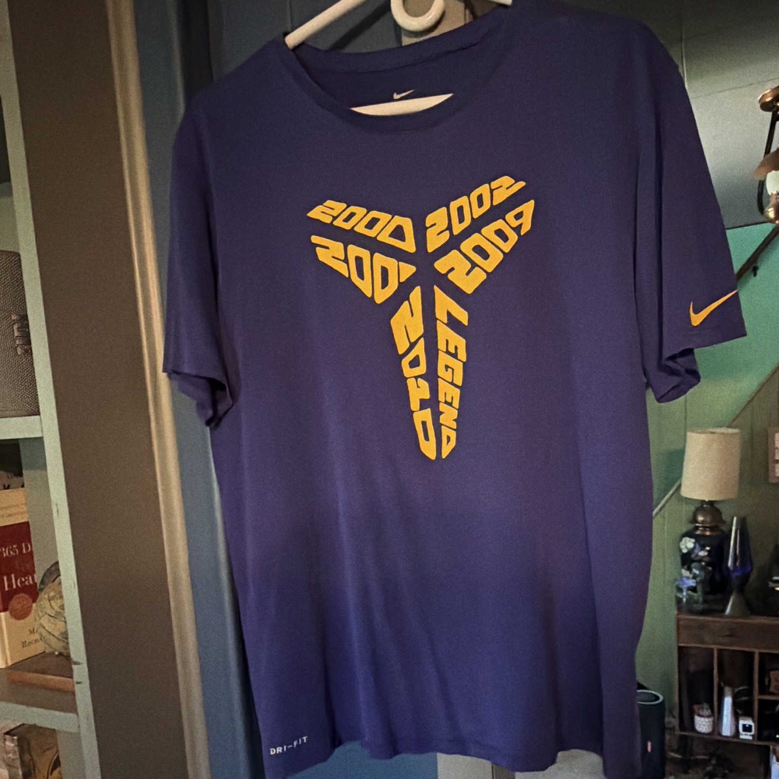 Nike Dri-FIT Kobe Bryant Legends Last Forever Purple Graphic Tee Men’s L gallery