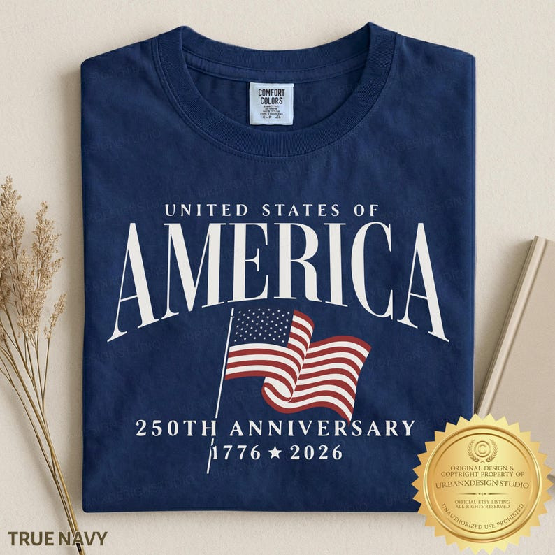 America's Semiquincentennial Shirt, USA 250th Anniversary T-Shirt gallery