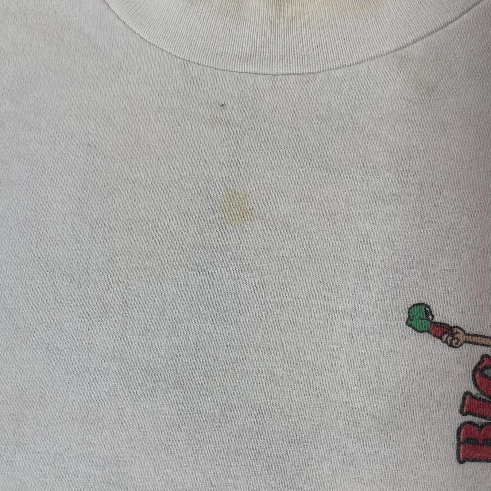 Vintage Big Johnson Shirt Mens XL White Bite Me Fishing Graphic Funny Tee 1999 gallery