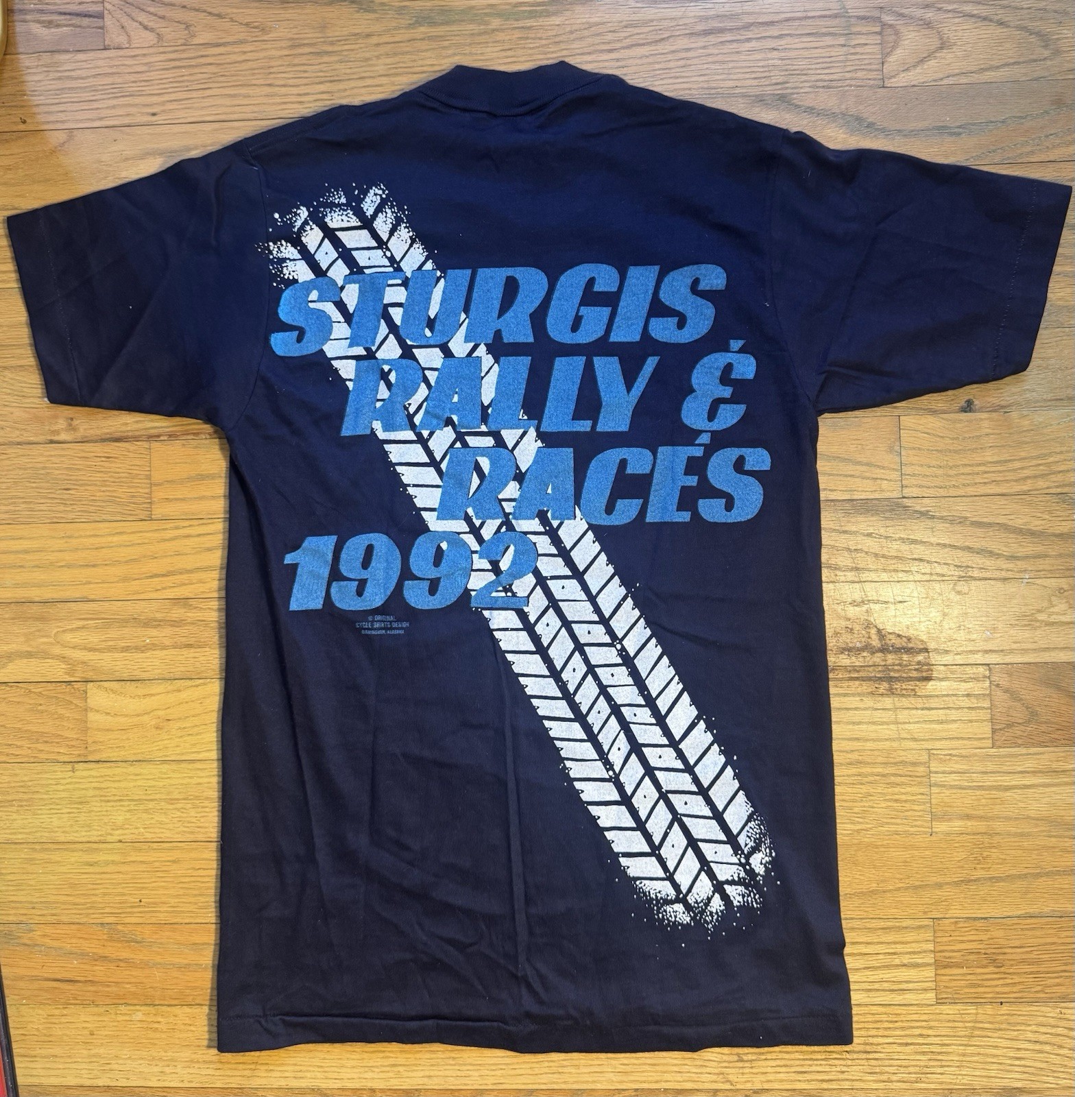 VTG 1992 Sturgis 52nd Annual Biker Rally Harley Davidson 90s Single Stitch Small gallery