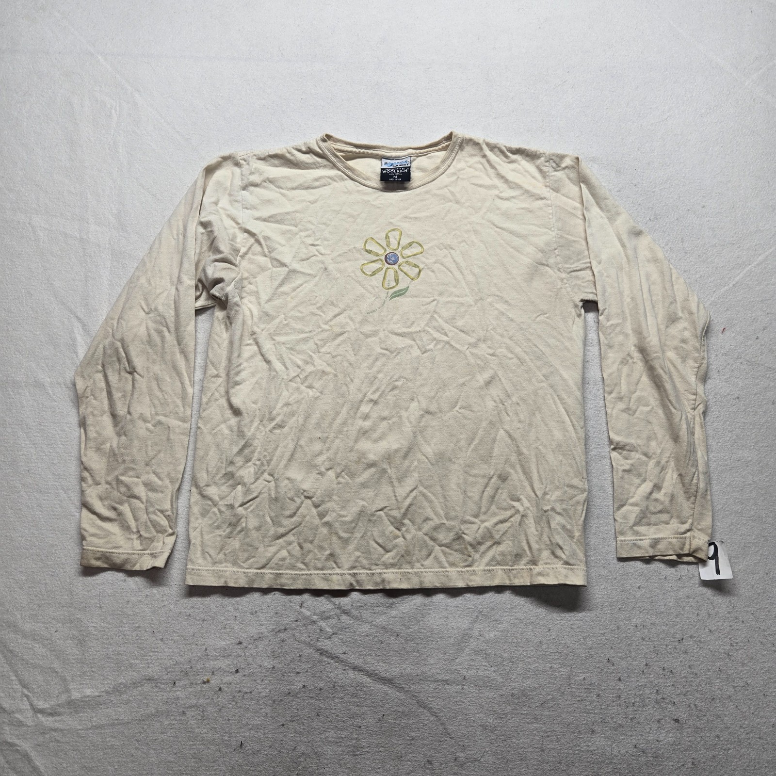 Vintage Y2K Discovery Channel Quest Woolrich Flower Long Sleeve Adult Women's M gallery