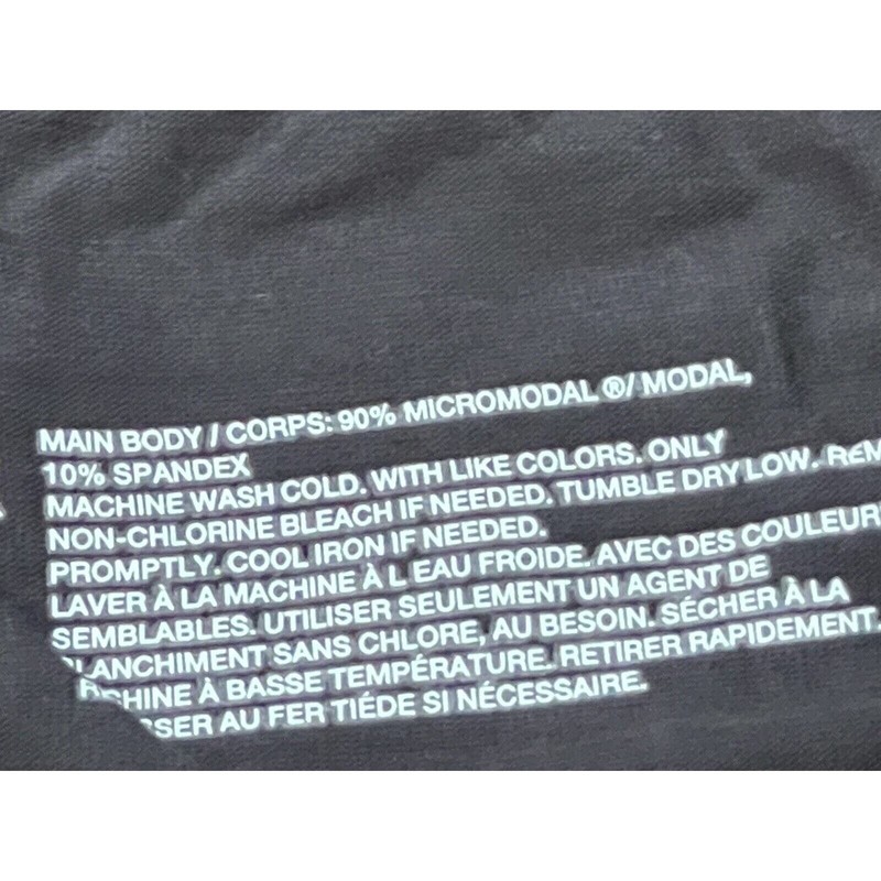 Zella Crewneck Micro modal Spandex Short Sleeve Men T-Shirt Black Size L gallery