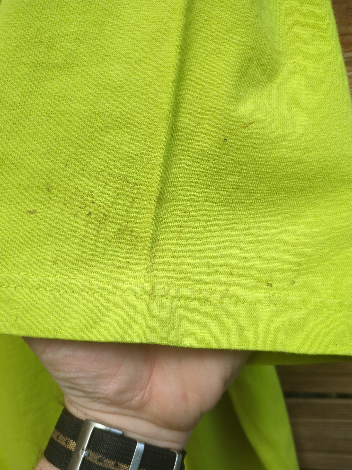 Carhartt Pocket T Shirt Lime Green Distressed Size XL Cotton Pit To Pit 26 gallery