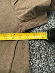 Huge Boss Solid Plain T-shirt Brown XL