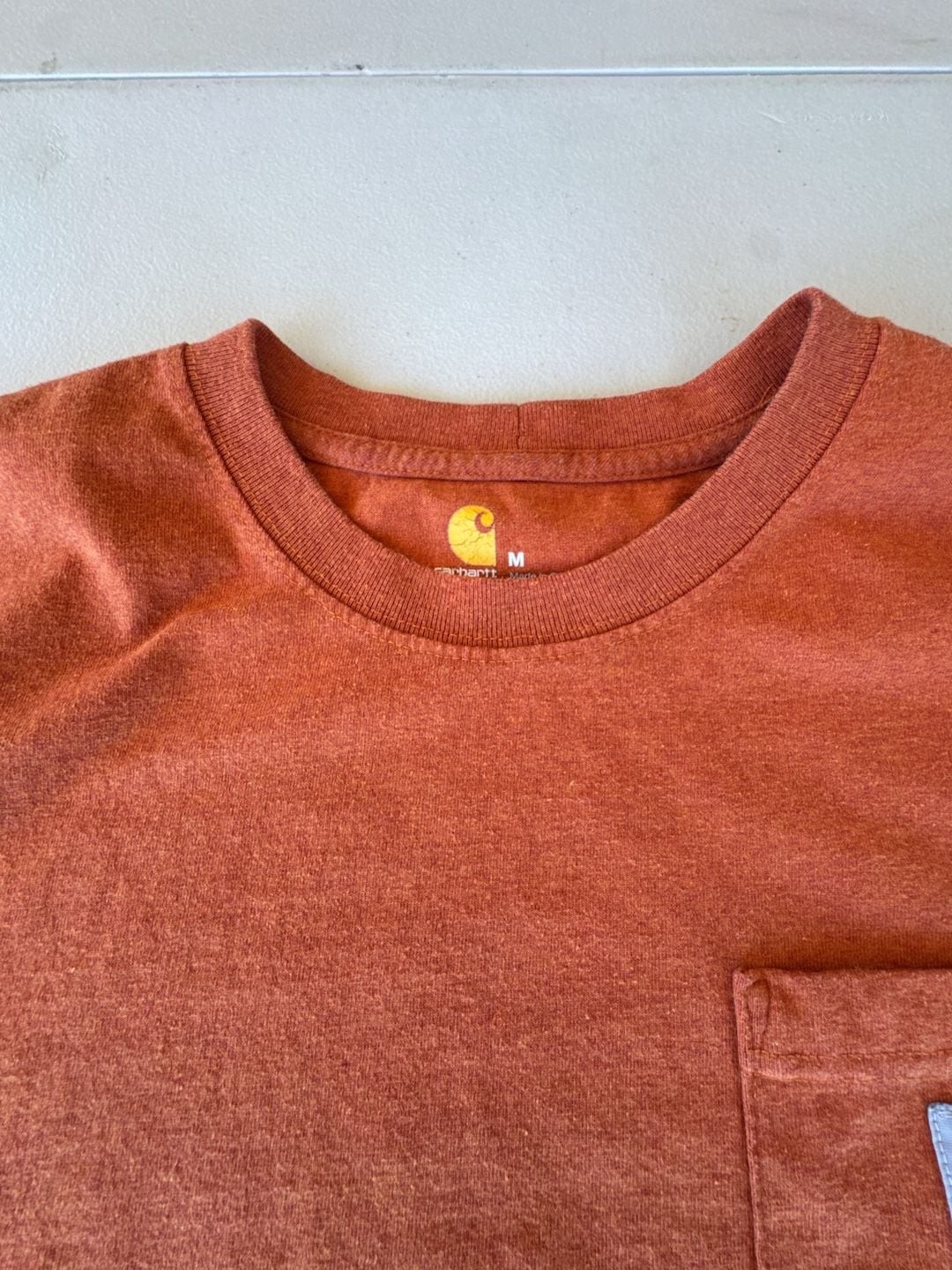 Carhartt Men's Loose Fit Heavyweight Short-Sleeve Pocket T-Shirt in Jasper Heath gallery