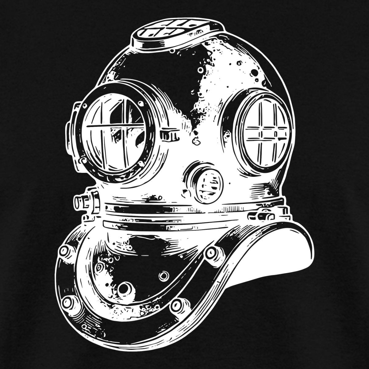 Historic Antique Diver Helmet Men's T-Shirt gallery
