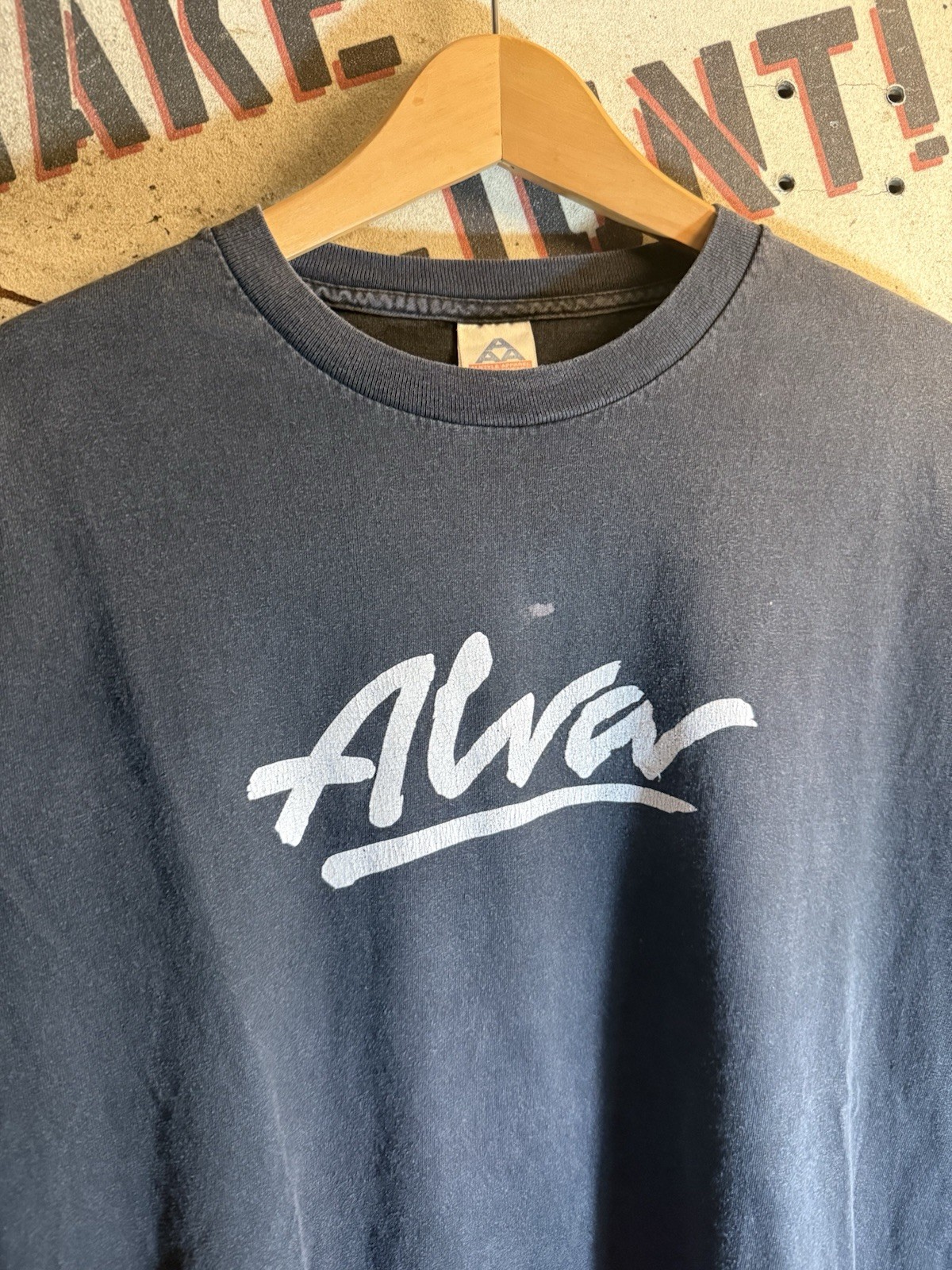 VTG Tony Alva Skateboarding Long Sleeve Faded Black Surf Skater Size XL
