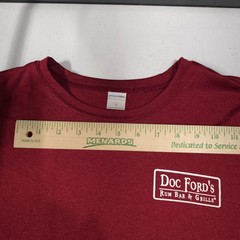 Doc Fords Lightweight Florida Tshirt MensLg Red Rum Bar Graphic Tee Fishing Thin