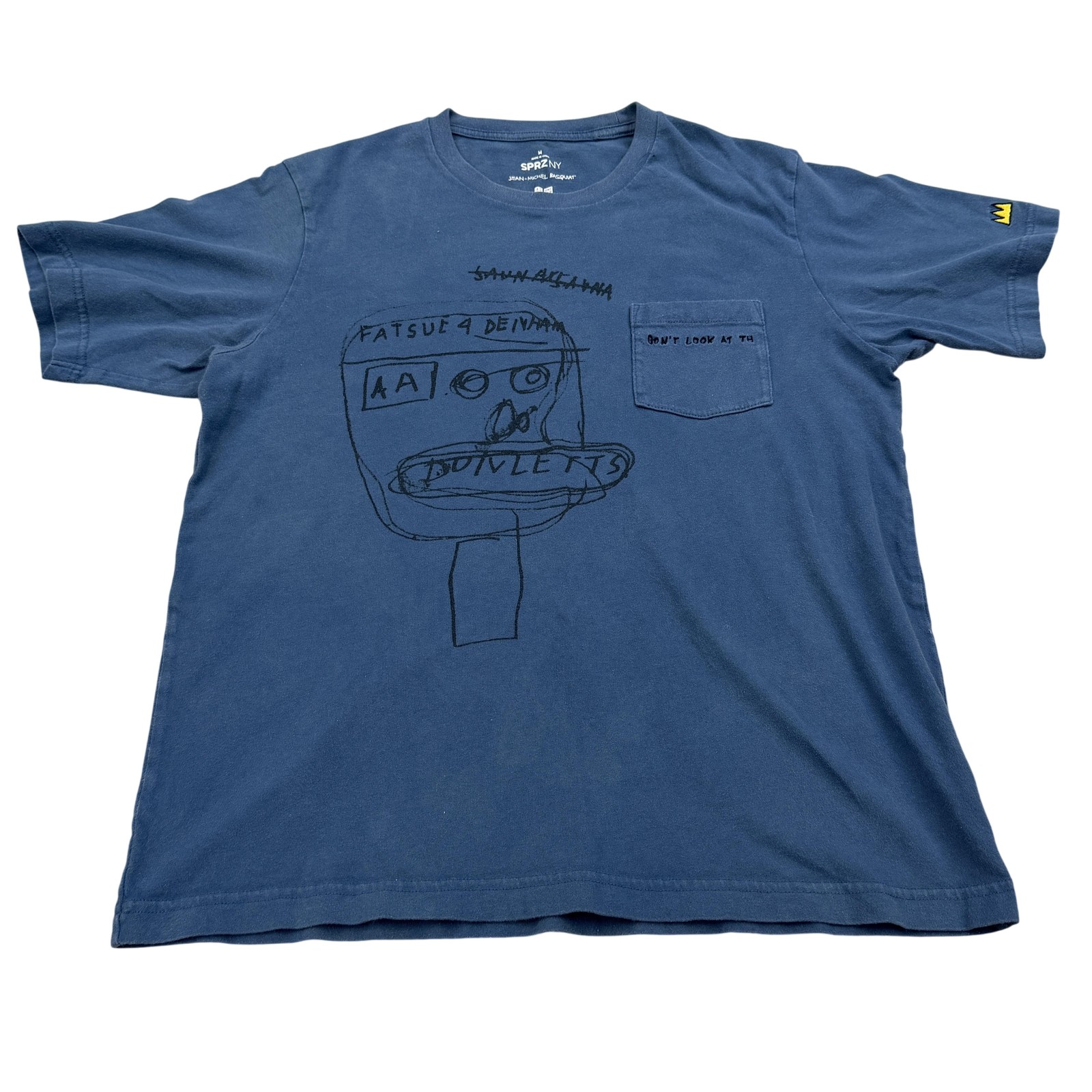 Uniqlo SPRZ NY Jean-Michel Basquiat Graphic Pocket Tee
