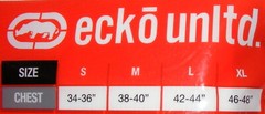 4 Pack Men’s A Shirts Size S Cotton Pre-Shrunck Long Length Ecko Rhino $40