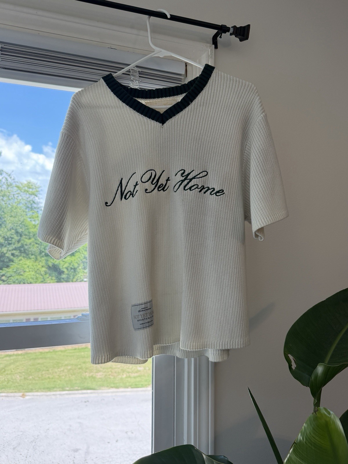 Forrest Frank X Not Yet Home White/Green Knitted Jersey Christian Wear gallery