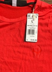 NWT Men’s Large Adidas Patrick Mahomes D4T Performance Training Tee Shirt Fitted
