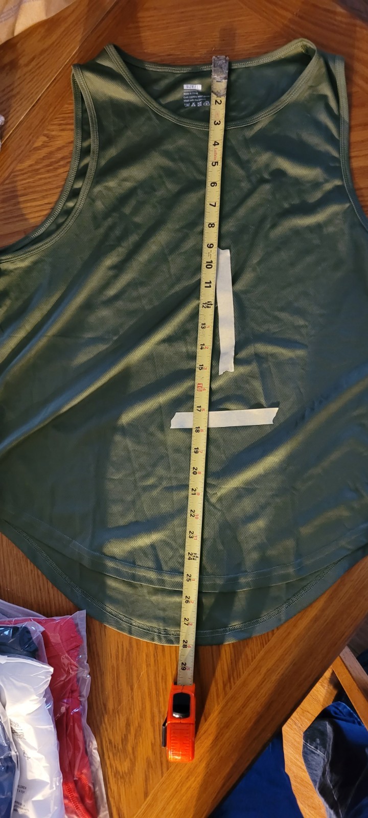 Mens tank tops Size L See measurement's in pics Set of 6 gallery
