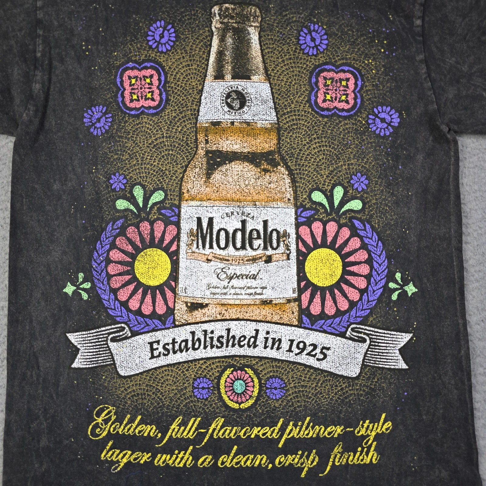 Modelo Shirt Mens Small S Black Beer Cerveza Casual Mexican Lager Logo NWOT gallery