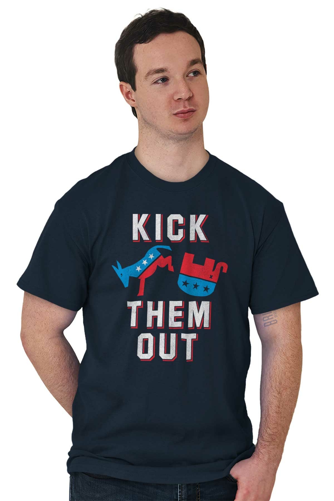 Kick Republicans Out Pro Democrat Liberal Political Left Classic T Shirt Tee gallery